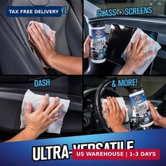 Chemical Guys, Total Interior Cleaner & Protectant Canister Wipes, 60 Count | Fo