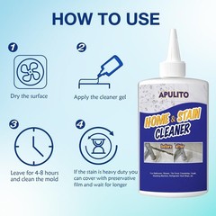 Household Cleaner Gel for Bathroom Shower Kitchen Tile Grout, Sinks Counterto…