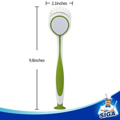 Round Dish Brush, Size: Dia 5.5 x 25cm – Pack of 3