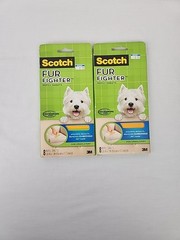 (2)-8 Pack 3M Scotch Fur Fighter Hair Remover Refill Sheets (3.8″ x 7″) Open Box