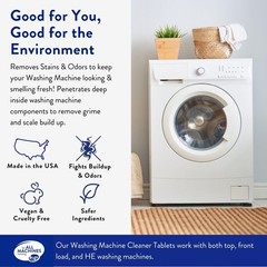 Clean People Washing Machine Cleaner – Eco Friendly Washer Machine Cleaner Table