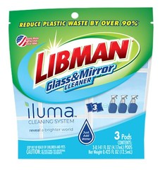 Libman Iluma Glass & Mirror Cleaner Refill | Window Cleaning Pods Glass & Mir…