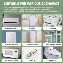 Anti Yellowing Plastic Cleaner Agent Appliance Air Conditioner Restorer 100ml