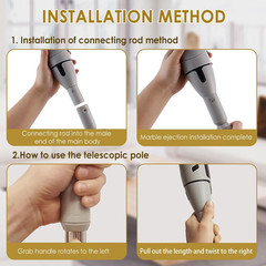 10 in 1 Electric Spin Scrubber, Bathroom Electric Cleaning Brush 10 Replacement