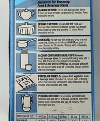 Lot Of 3 dip-it Food & Beverage Stain Remover Powder – 5 fl oz Hard Powder