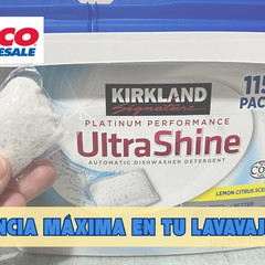 Kirkland Dishwasher Pods Detergent 115 Ct Lemon Citrus No Prewash Bulk Tablets