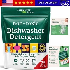 Truly Free Dishwasher Detergent Powder | Natural Dish Detergent, Dishwasher Soap