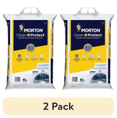 (2 pack) Clean and Protect Water Softener Salt Pellets, 40 lb