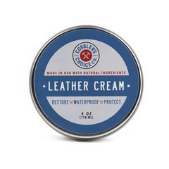 All Natural Leather Cream – Made with Triple Filtered BeesWax, (4 OZ. (118ML))