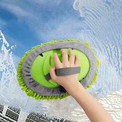 62″ Microfiber Car Wash Brush Mop Kit Mitt Sponge with Long Handle Car Cleaning
