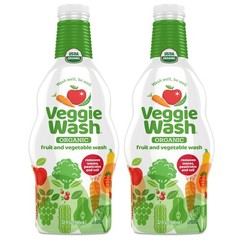 Organic Fruit and Vegetable Wash Refill, 32 Fl Ounce, Pack of 2