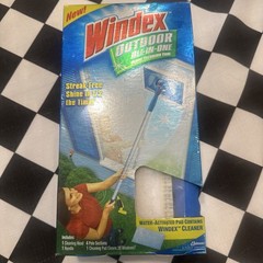 Windex Outdoor All-In-One Glass Cleaning Tool Starter Kit SEALED RARE