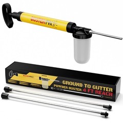 Adjustable 4FT Diatomaceous Earth Powder Duster – Pump Applicator & Sprayer