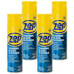 Foaming Glass and Plexiglass Cleaner – 19 Oz (Case of 4) ZUFGC19 – Foaming Formu