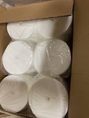 Case Of 6 Dry Rolls Dry 1200 Sheet Each Roll Spunbond 7” X 6” 7200 Total Sheets