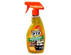 Orange Glo Wood Furniture 2-in-1 Clean & Polish Spray, 16 Ounce (Pack of 4)