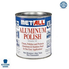 Aluminum Polish 32 Ounce Cleaner Restorer Protection Aircraft Boats Chrome