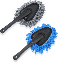 2 Pcs 11 Super Soft Microfiber Duster Brush Car Dash Cleaner Cleaning Brush