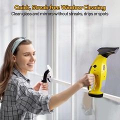 Aspiradora Limpiador De Ventanas De Vidrio Recargable Eléctrico Limpiacristales