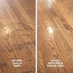 Hardwood Floor Cleaner Polish Combo 2 Pack Natural Shine Scratch Remover