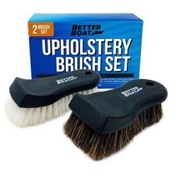 Upholstery Brush Set Carpet Brush Car Cleaning Brush Horse Hair Brush and Car…
