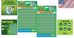 Powerful Clog Prevention Drain Sticks – 24 Pieces for Fresh, Odor-Free Drains