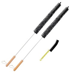 2 Pack Refrigerator Coil Cleaning Brush – 30 Inch Long Handle Dryer Lint Brus…