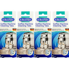 Dr Beckmann Espresso Descaler Coffee Machine Cleaning Tabs 6 x 1.6g (Set Of 4)