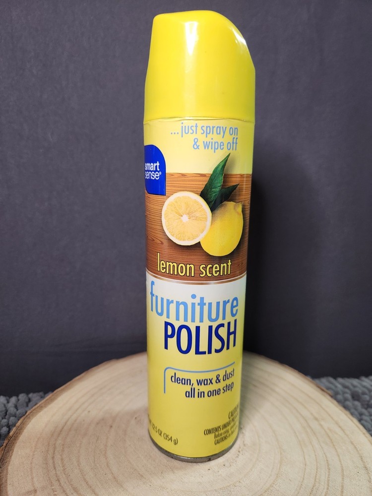 Smart Sense (Kmart Discontinued) Lemon Scent Furniture Polish 12.5 Oz BottleRARE