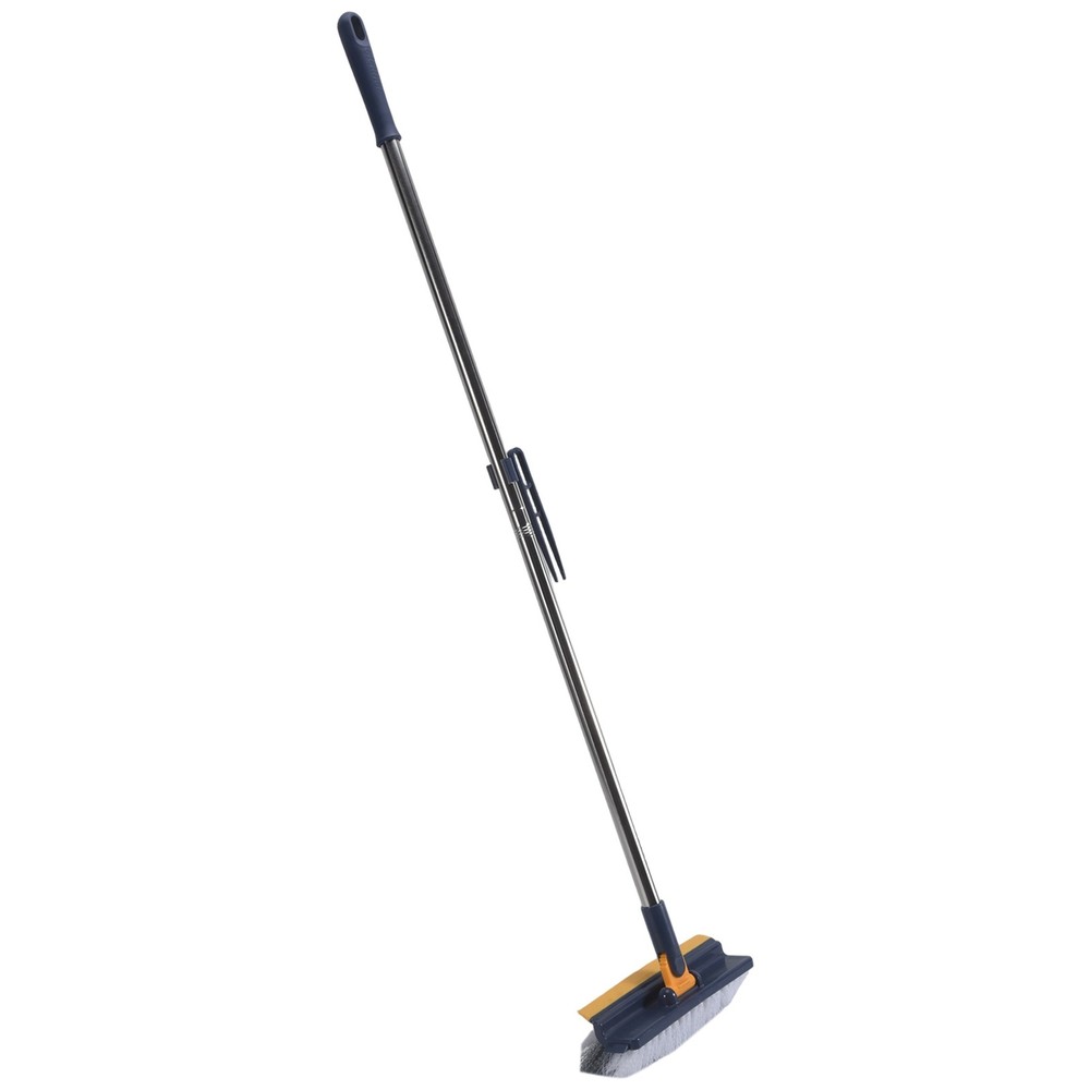 Long-Handled Floor Brush, Multi-Functional Scraping and Cleaning Brush,7522