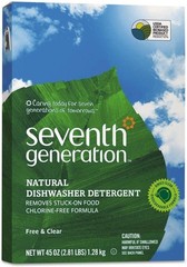 SEV 22150 Natural Automatic Dishwasher Powder Free & Clear 45 oz. Box Pack of