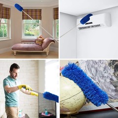 Extendable Cobweb Duster Kit – 100-Inch Telescopic Pole for Effortless Cleaning