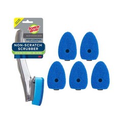 Advanced Soap Control Dishwand and Non-Scratch Refills,1 Dishwand and 5 Refills