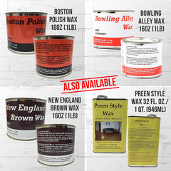 Bowling Alley Wax, Clear Paste, 16 Oz. Can – Surface Protection Wax for Polishin