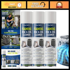 Foaming AC Coil Cleaner 57 oz – No-Rinse Foam for Deep Cleaning Condenser & Evap