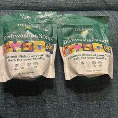 Truly Free Home Dishwasher Detergent Powder Natural Dish Detergent Soap 2 Bags