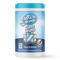 for Glass, Disposable and Streak Free Cleaning Wipes for Mirrors, Windows, Ki…