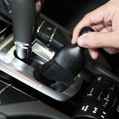 Car Interior Detailing Brush Soft Bristle Cleaning Dusting Tool Black