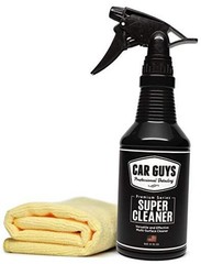 Super Cleaner | Effective Car Interior Cleaner | Leather 18 Ounces w/ Towel