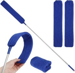 Retractable Gap Dust Cleaner Brush With Long Handle 30 To 100 Inches Cleaning