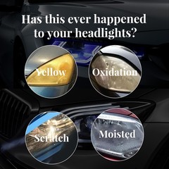 Headlight Polish Liquid – Removes Oxidation Restores Clarity DIY Restorer
