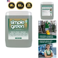 , Industrial Cleaner/Degreaser, 1 / Each, White, 5 Gallons Pack of 1