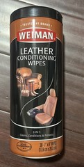Weiman Leather Conditioning Wipes 30 count Canisters – 4 Pack