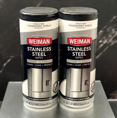 NEW Weiman Stainless Steel Cleaning Wipes 30 Count (Pack of 2) kitchen & bath