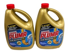 Pro-Strength Liquid-Plumr Clog Destroyer Gel, 2.5 QT Each, (2 PACK)
