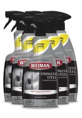 22 Fl Oz Stainless Steel Cleaner Polish Pack of 6 Streak Free Shield