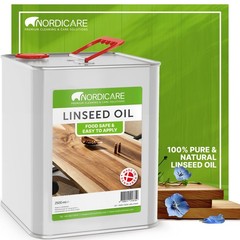 Pure Linseed Oil For Wood Furniture Indoor Area 100% Natural 84.5oz
