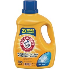 Arm & Hammer 105 Oz. Clean Burst Dual HE Liquid Laundry Detergent 266 Arm &