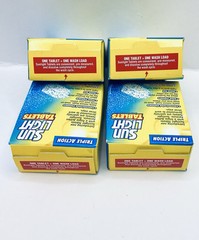 SUN LIGHT TABLETS MACHINE DISHWASHER DETERGENT 8 TABLETS NEW OLD STOCK 1999