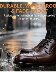 Luxgrove Dark Brown Leather Recoloring Balm, Leather & Vinyl Repair Kit